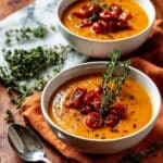Creamy Roasted Garlic Tomato Soup Recipe