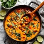 Curry de Butternut aux Pois Chiches et Lait de Coco Recipe