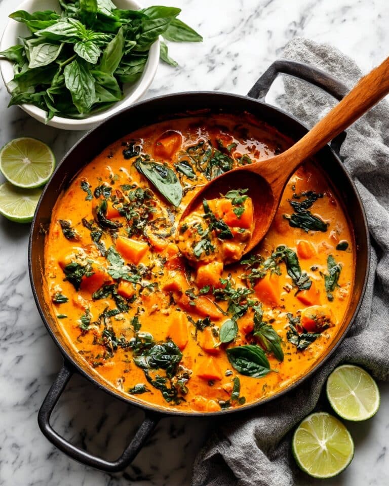 Curry de Butternut aux Pois Chiches et Lait de Coco Recipe