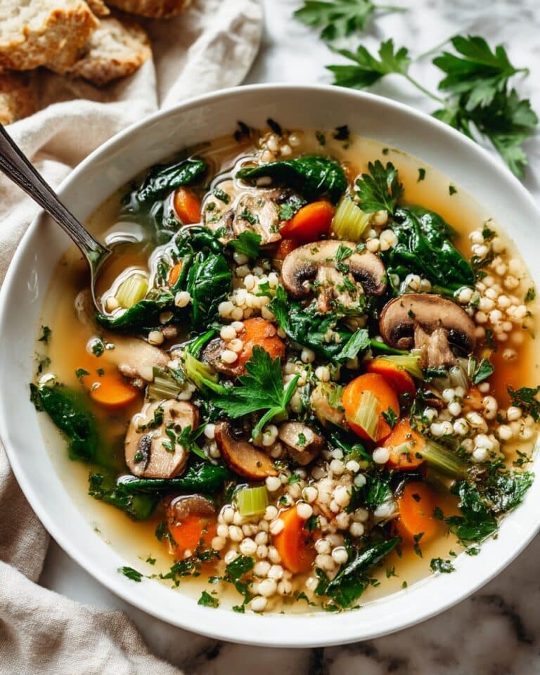 Mushroom Barley Soup Recipe