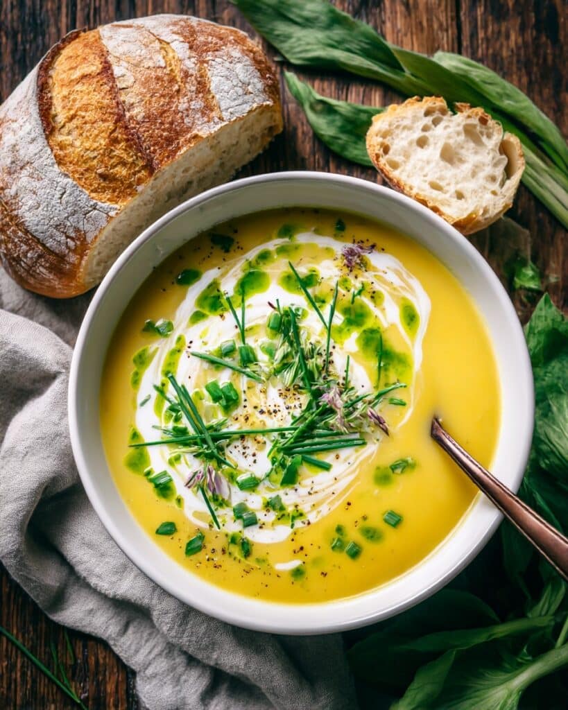 Creamy Potato Leek Soup Recipe