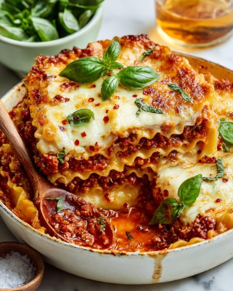 Easy High Protein Skillet Lasagna Recipe