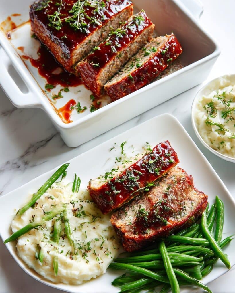 Chicken Meatloaf with Sweet & Tangy Glaze Recipe