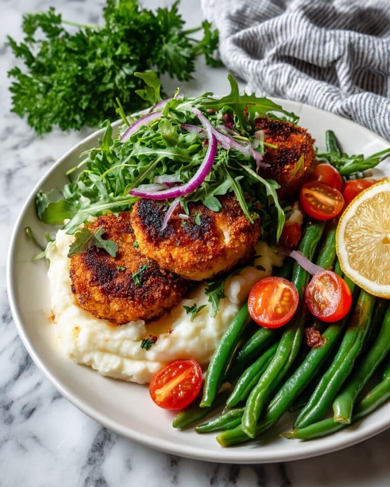 Crispy Chicken Milanese with Arugula Salad Recipe