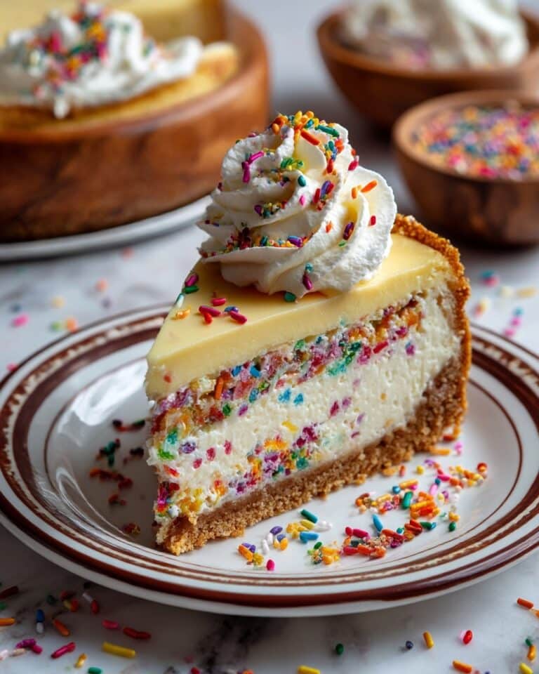 Birthday Cake Cheesecake Recipe