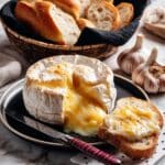 Baked Brie with Roasted Garlic Recipe