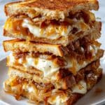 Brie and Caramelized Onion Grilled Cheese Recipe
