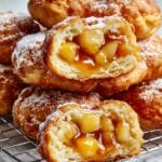Peach Cobbler Egg Rolls with Vanilla Bean Dipping Sauce Recipe