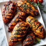 Grilled Garlic-Lime Chicken Breasts Recipe