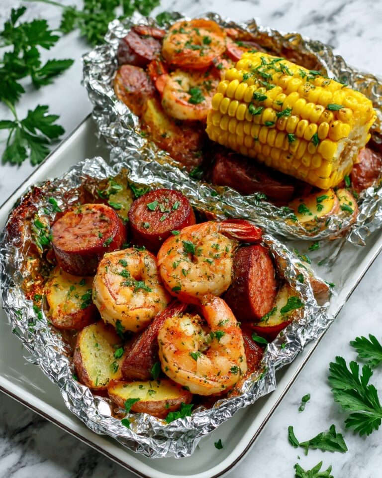 Spicy Grilled Shrimp in Foil Recipe