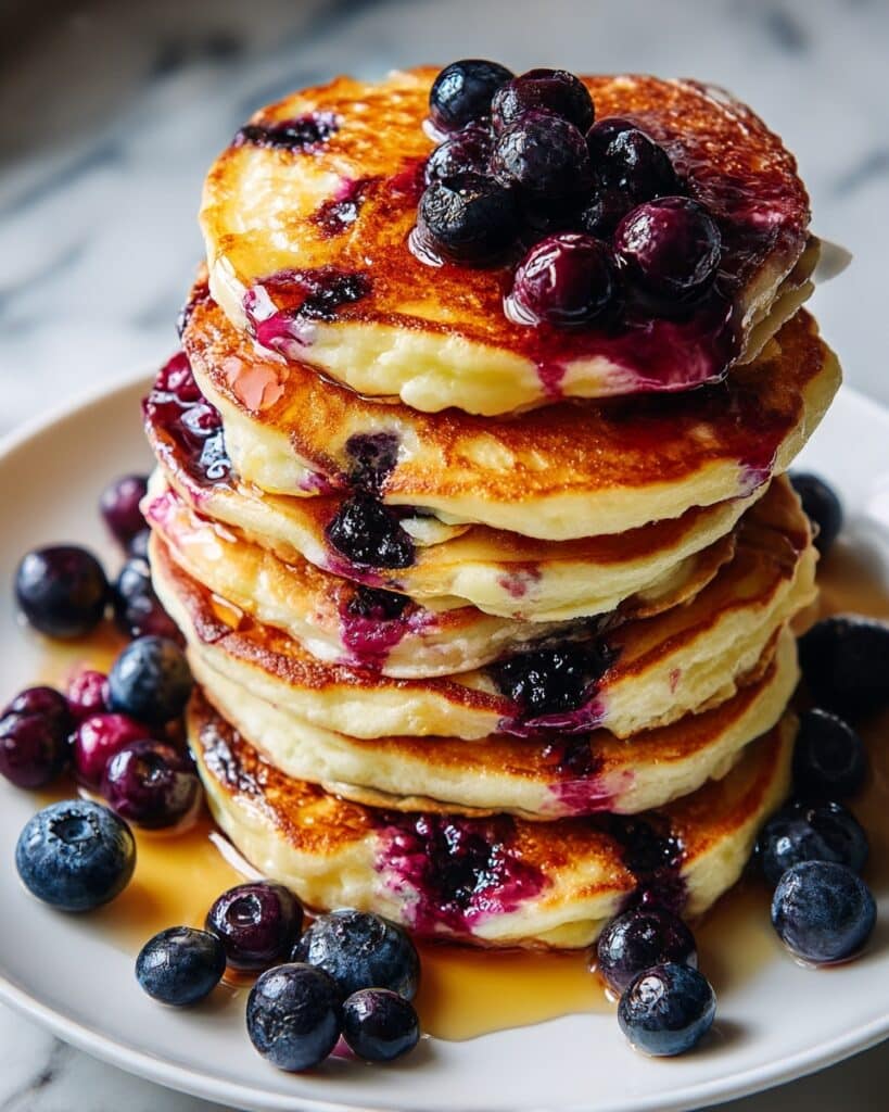 Easy 15-Minute Lemon Blueberry Cottage Cheese Pancake Bites Recipe