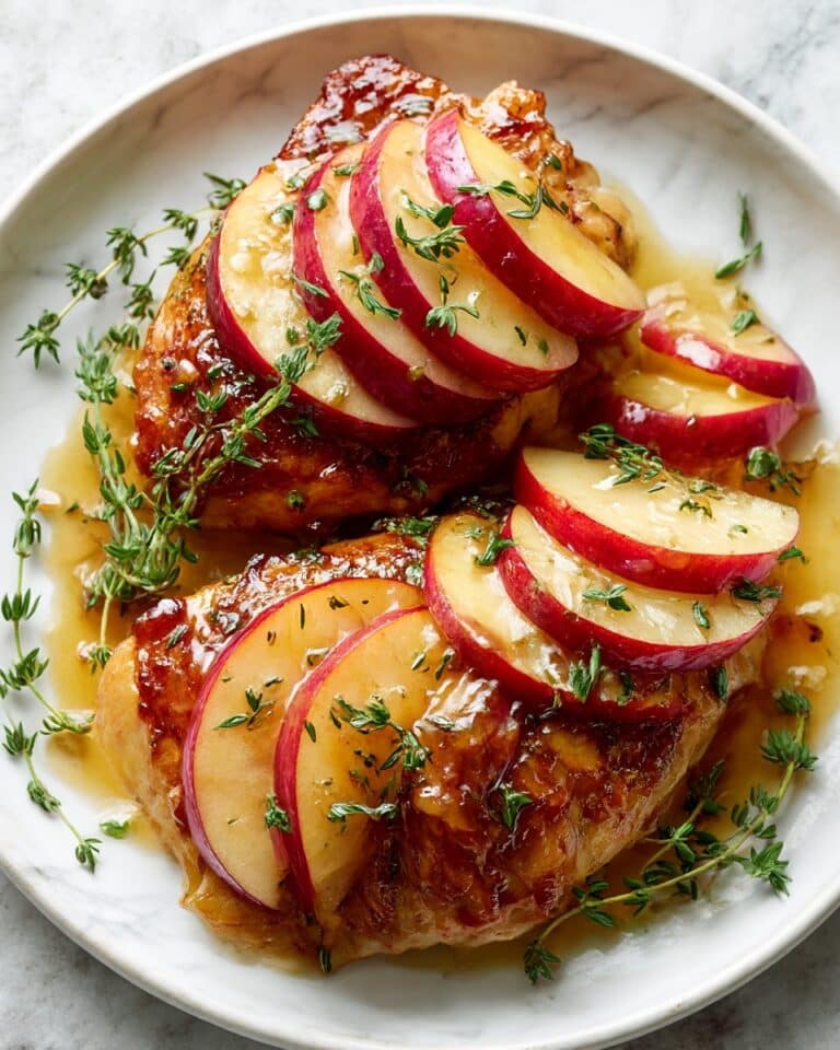 Maple Glazed Apple and Brie Stuffed Chicken Delight Recipe
