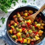 Sausage and Potatoes Skillet Meal Recipe