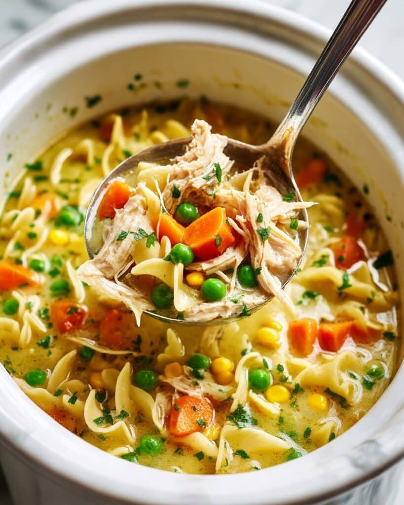Crock Pot Chicken and Noodles Recipe