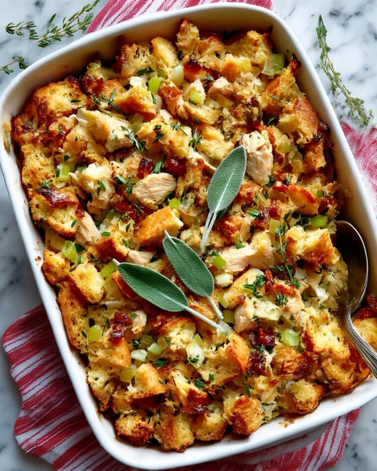 Chicken Wild Rice Stuffing Casserole Recipe