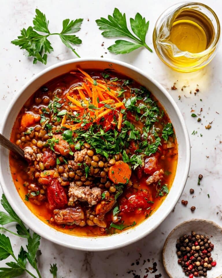Harissa Chicken with Lentils Recipe