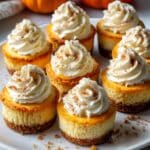 The BEST Mini Pumpkin Cheesecakes Recipe