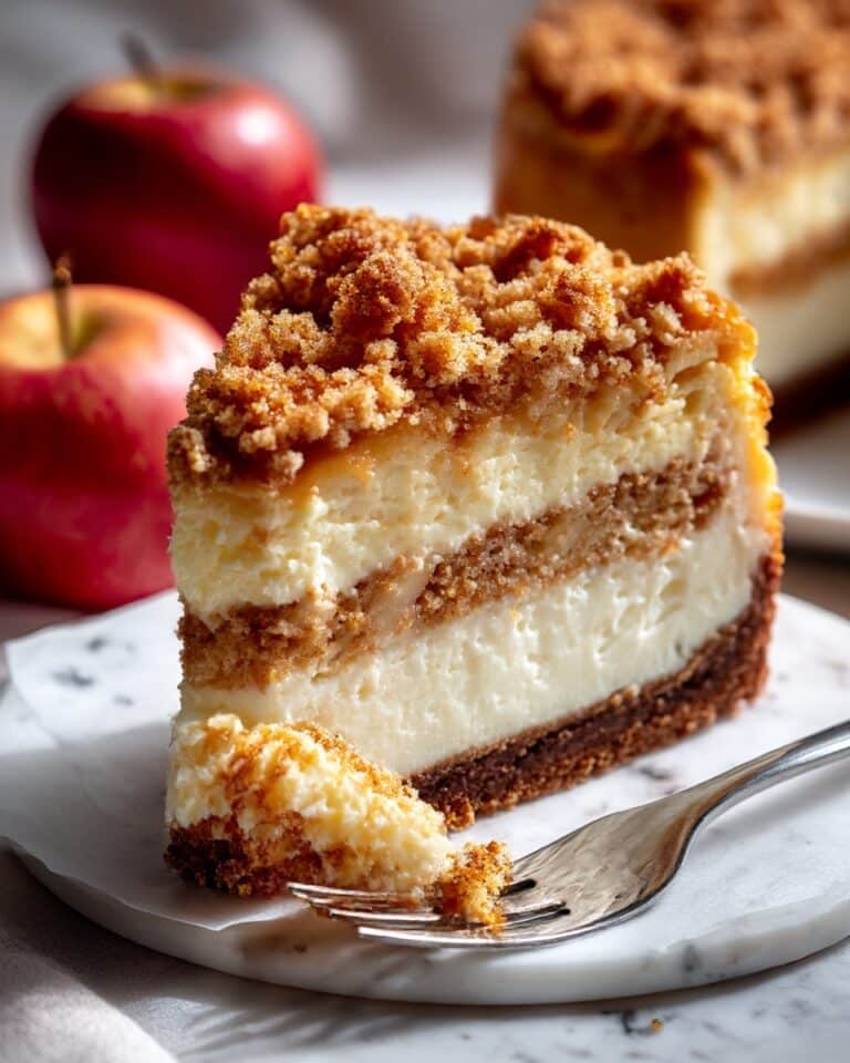Apple Crumble Cheesecake Recipe