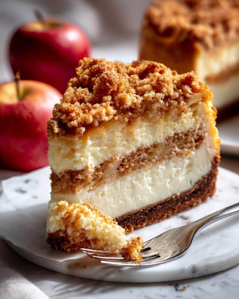 Apple Crumble Cheesecake Recipe