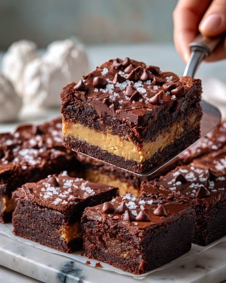 Healthy Peanut Butter Stuffed Brownies (Gluten-Free, Dairy-Free, No Refined Sugar) Recipe