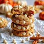 Pumpkin White Chocolate Chip Cookies Recipe