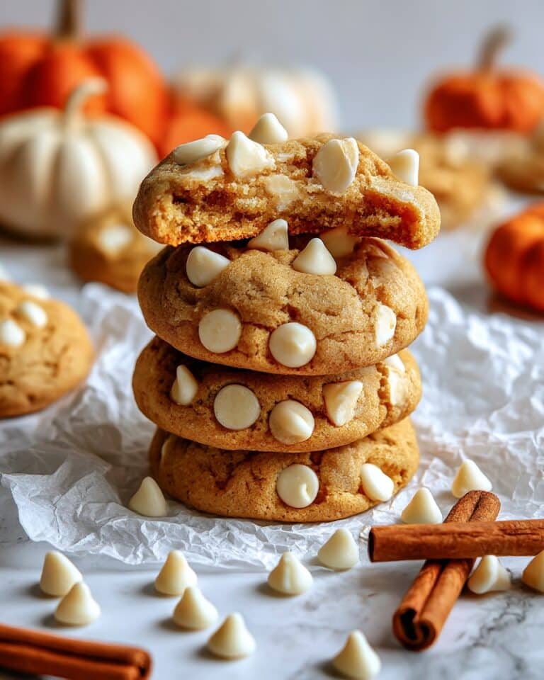 Pumpkin White Chocolate Chip Cookies Recipe