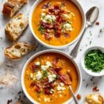 Roasted Butternut Squash and Bacon Soup Recipe