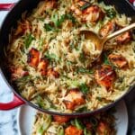 One Pot Ginger Chilli Chicken Orzo Recipe