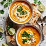 Sweet Potato and Carrot Coconut Soup Recipe