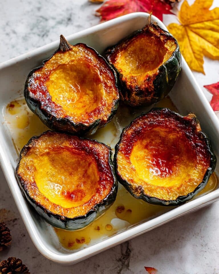 Baked Acorn Squash with Butter and Brown Sugar Recipe