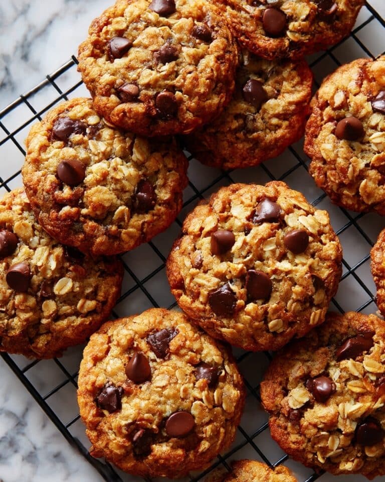 Cookies aux flocons d’avoine, chocolat et beurre de cacahuète Recipe