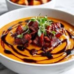 Creamy Maple Dijon Roasted Butternut Squash Soup Recipe