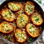 Classic French Onion Soup with Gruyère and Parmesan Recipe