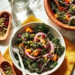 Hearty Kale and Roasted Butternut Squash Salad with Dijon Vinaigrette Recipe