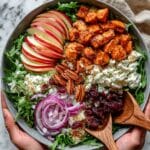 Fall Harvest Salad with Roasted Sweet Potatoes and Maple Ginger Tahini Dressing Recipe