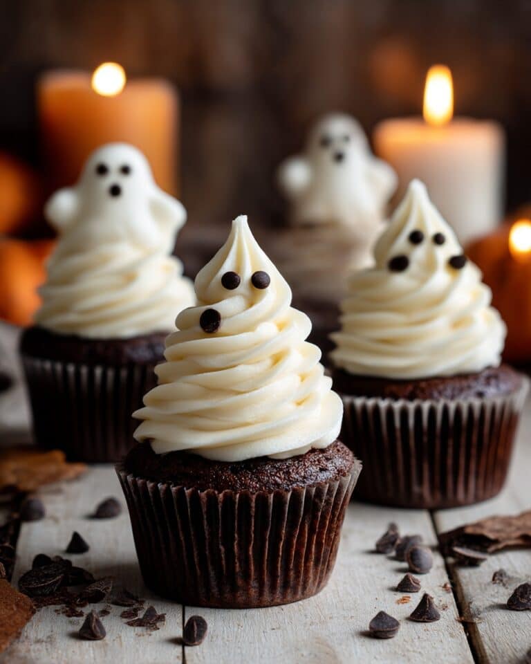 Halloween Ghost Cupcakes Recipe