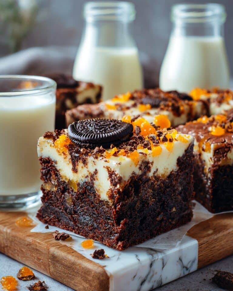 Pumpkin Spice Oreo Cheesecake Brownies Recipe
