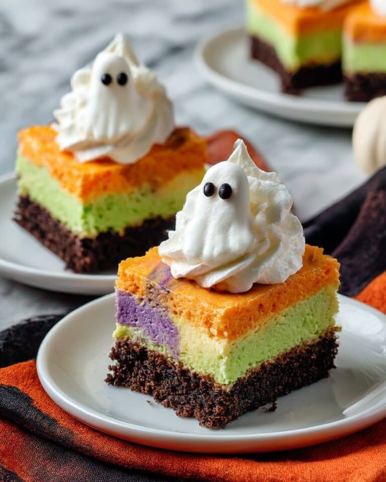 Halloween Cheesecake Bars Recipe