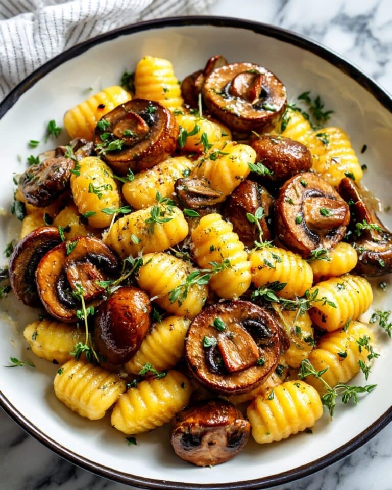 Gnocchi with Mushrooms and Fennel Recipe