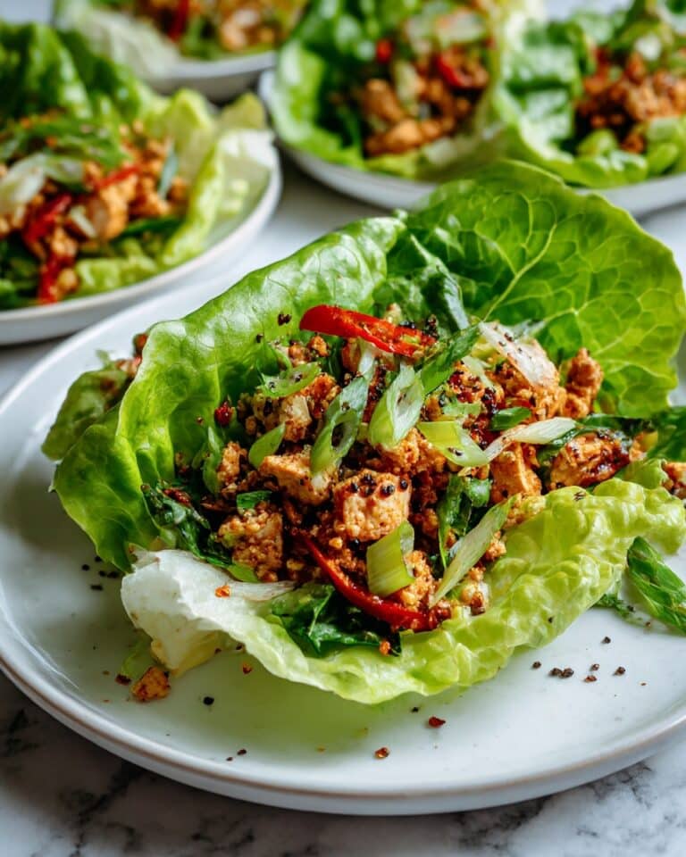 Thai Chicken Lettuce Wraps Recipe