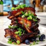 Ribs With Easy Blueberry BBQ Sauce Recipe