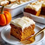 Pumpkin Cake with Cream Cheese Frosting Recipe