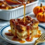 Pumpkin Bread Pudding with Bourbon Sauce Recipe