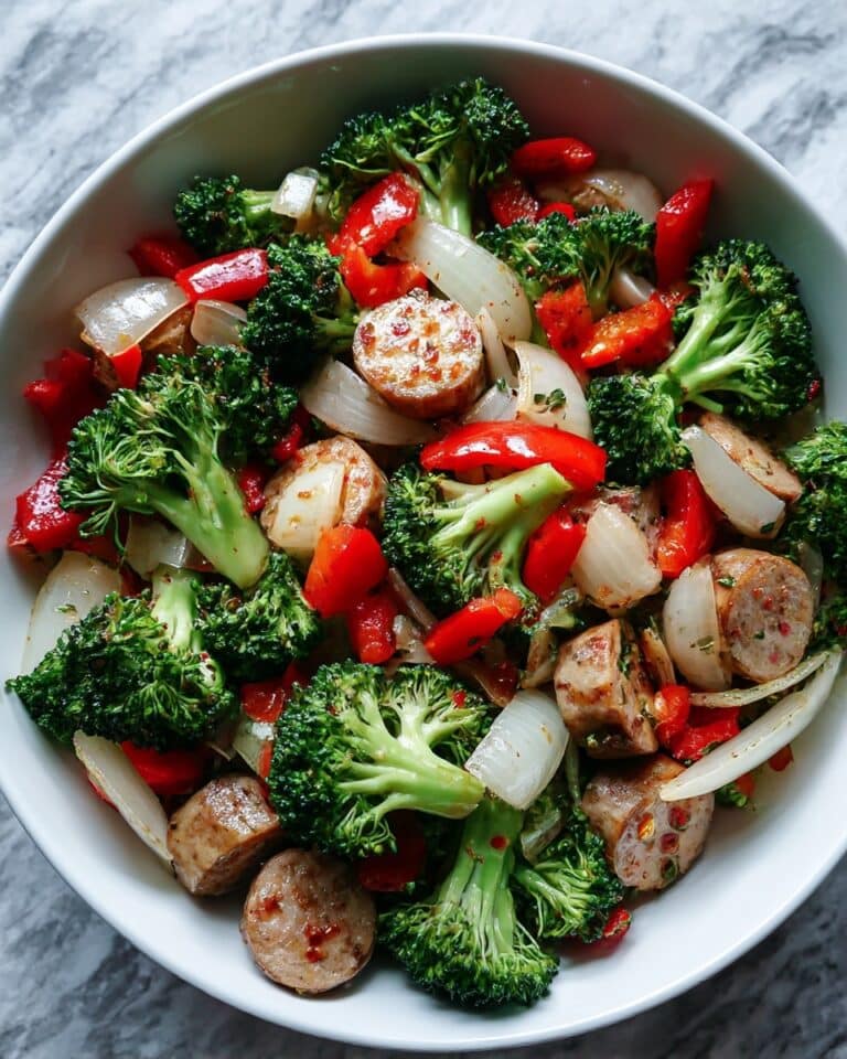Smoked Chicken Sausage and Roasted Vegetables Sheet Pan Meal Recipe