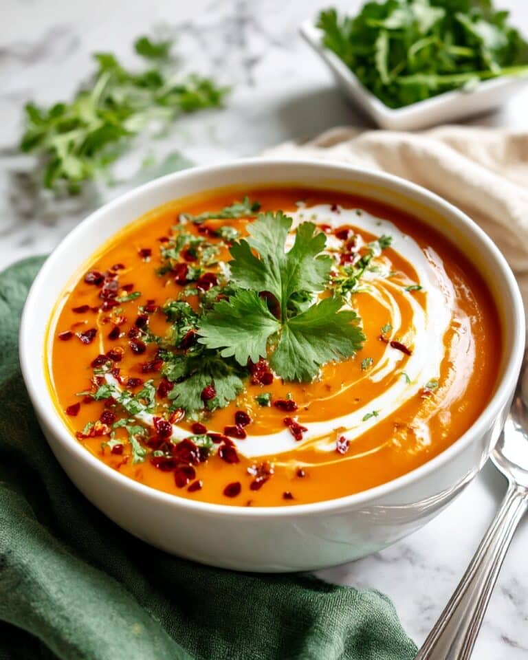 Moroccan Carrot and Red Lentil Soup Recipe