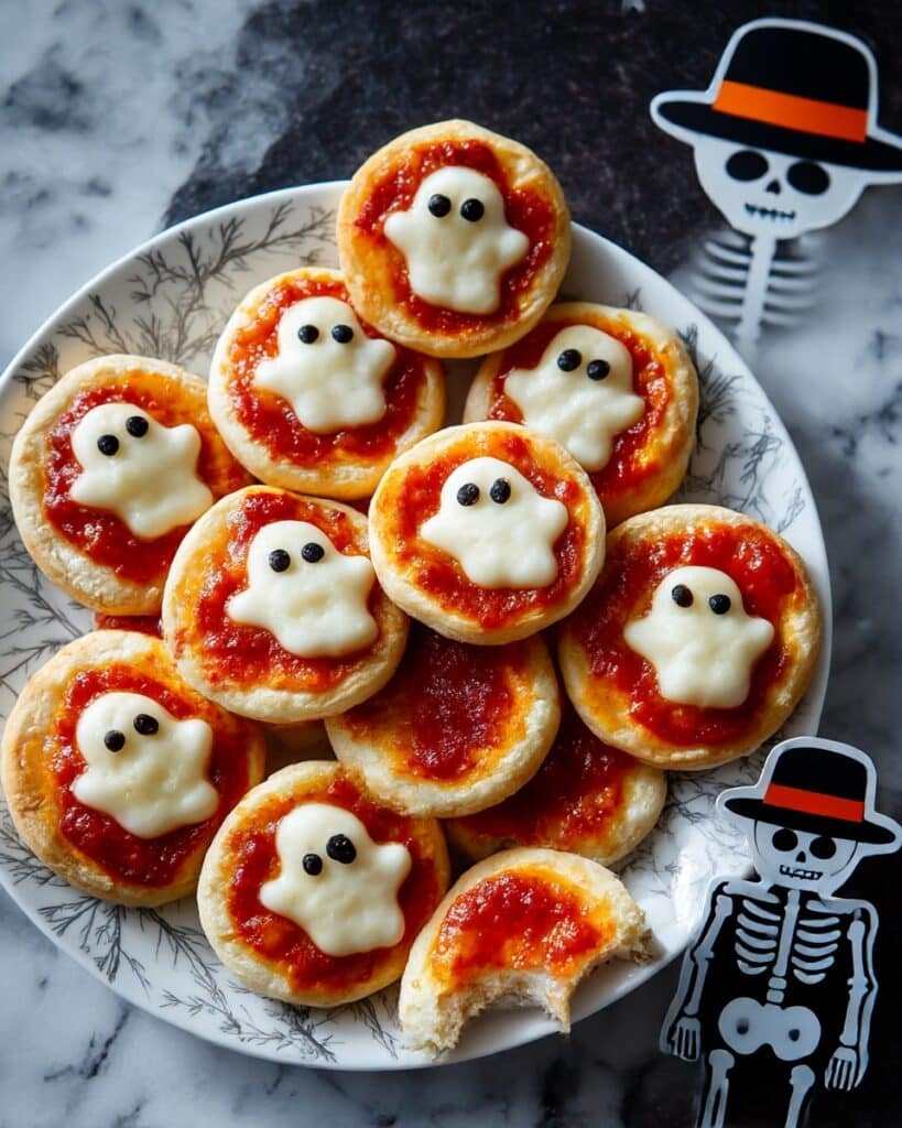 Creepy Bagel Pizzas Recipe