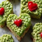 Grinch Heart Rice Krispies Treats Recipe