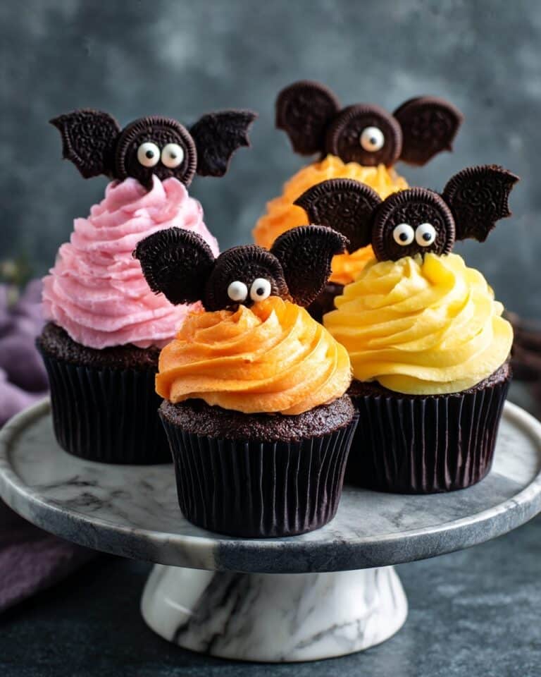 Cookie Bat Cupcakes Recipe