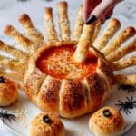 Saucy Spider with Hairy Leg Sticks Recipe