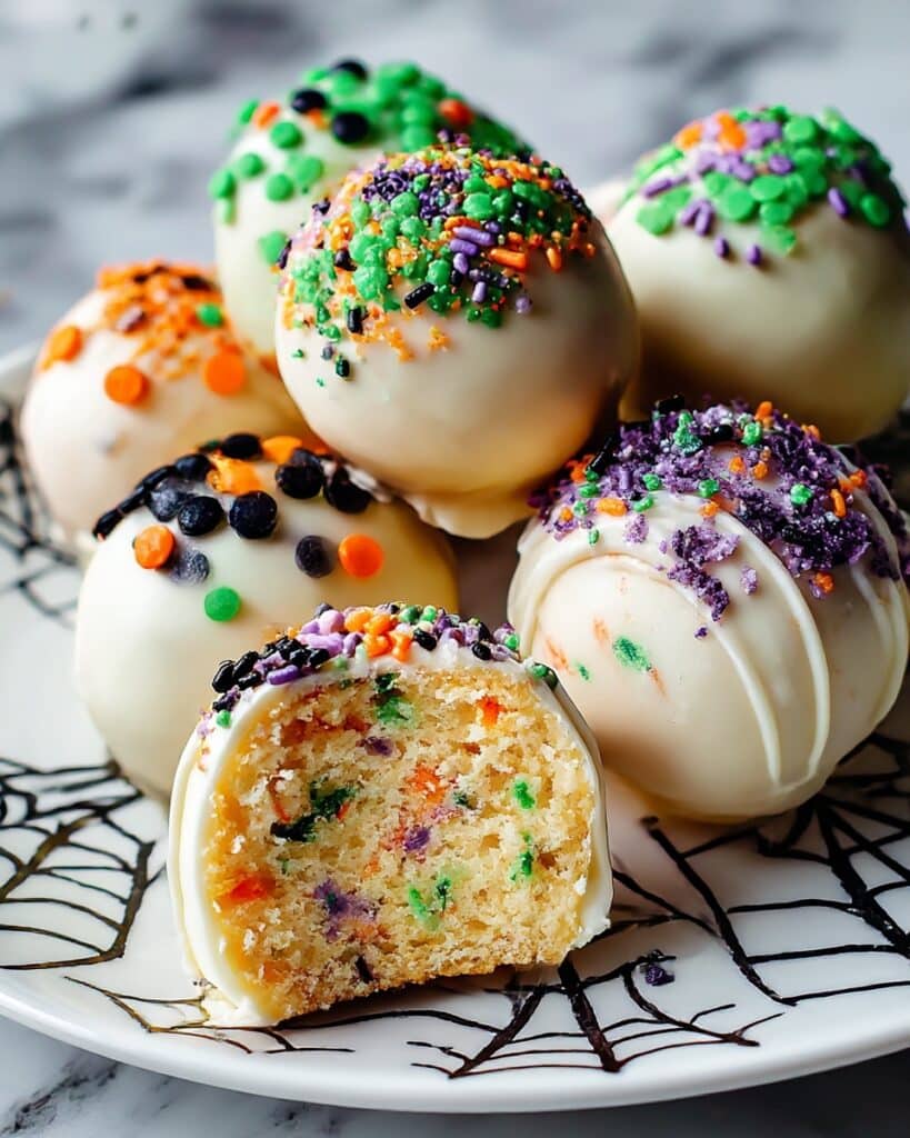 Halloween Inspired Cake Balls Recipe